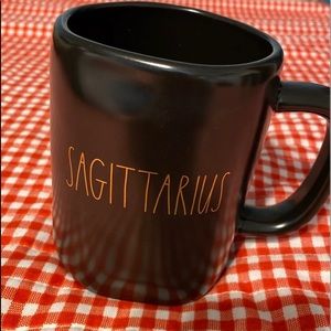 Rae Dunn SAGITTARIUS zodiac Black Mug